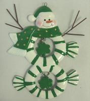 CANDY SNOWMAN ORN